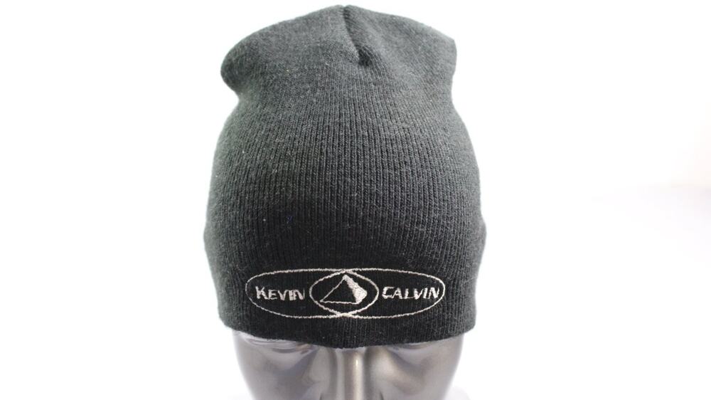 Kevin Calvin Beanie Hat Mens OS Black Stretch